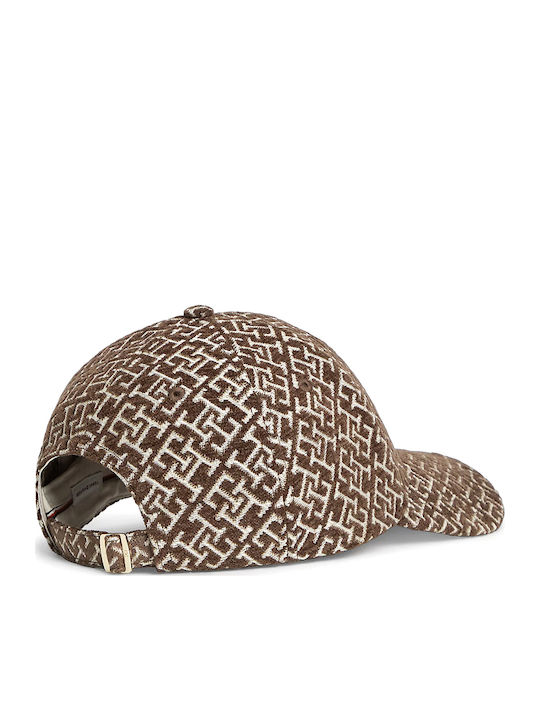Tommy Hilfiger Monogram Baseball Cap Women Tommy Hilfiger Εκρου Καφε Aw0aw19095-gsz