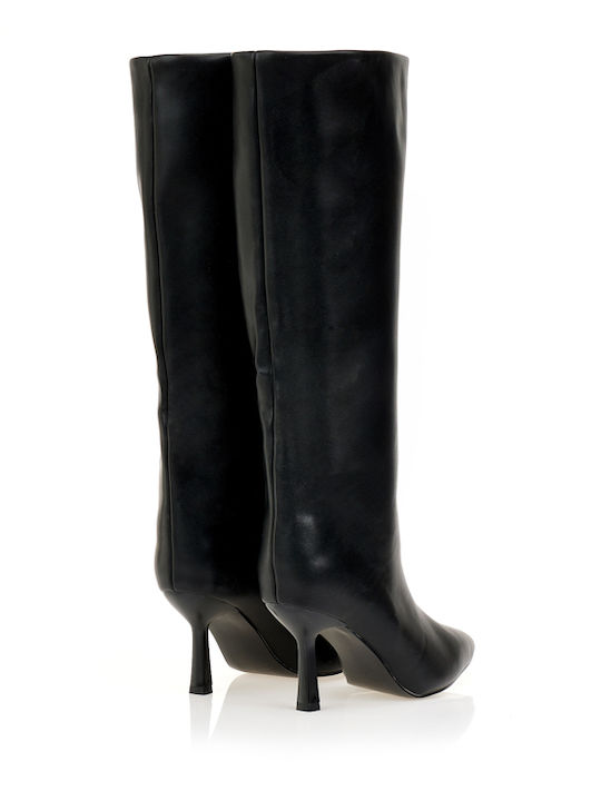 Damenstiefel mit Hohem Absatz Schwarz