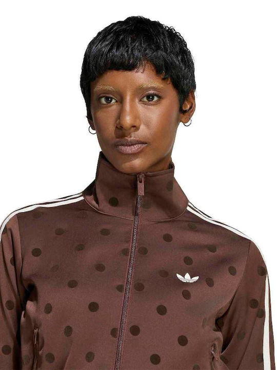 Γυναικείο Track Jacket Καφέ