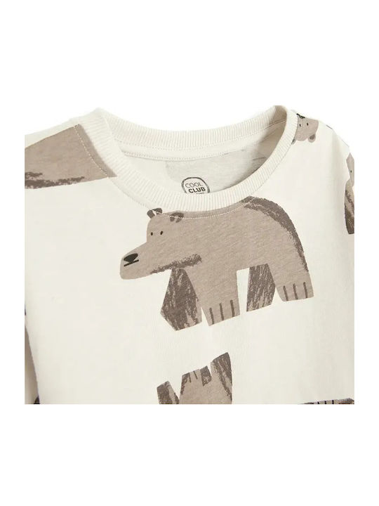Cool Club Kinderpyjama aus Baumwolle Beige