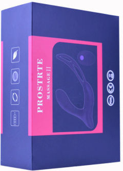 Silicone Prostate Vibrator Penis Ring Black