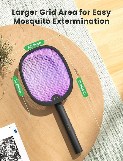 Țânțari Insecte 2 1 Rachetă Electrică pentru Insecte cu Grilaj