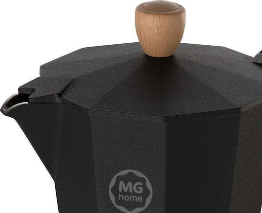 Mg Home Lungo 6 Чаши Електрическо Кафеварка За Еспресо Кафяво