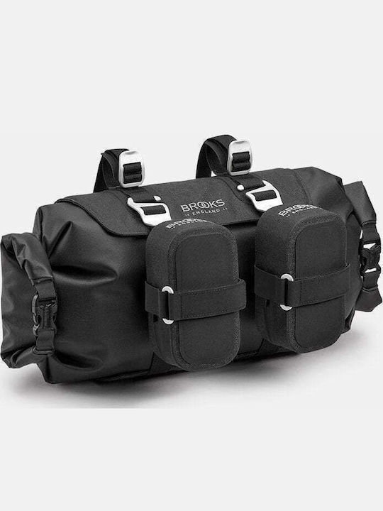 Brooks England Scape Lenker-Tasche Fahrrad Doppel 10lt Schwarz BRS-BHB03PLA00000