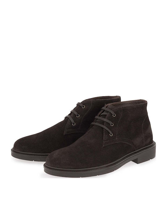 Suede Herrenstiefel Braun