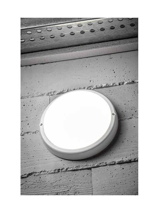 Gtv Deckenleuchte Badezimmer Weiß mit Integrierter LED Gtv Deckenleuchte Badezimmer Weiß mit Integrierter LED
