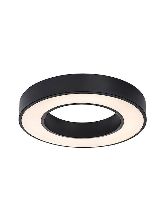 Rabalux Smart Deckenleuchte Schwarz mit Integrierter LED und Fernbedienung Rabalux Smart Deckenleuchte Schwarz mit Integrierter LED und Fernbedienung