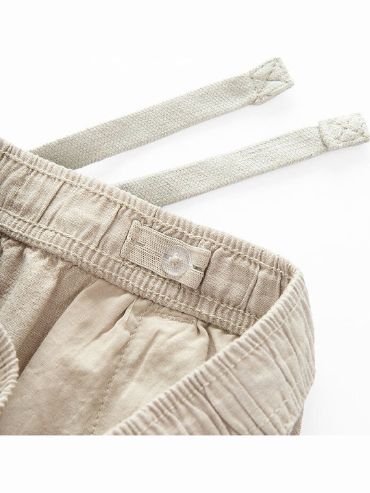 Kids Shorts Bermudas Fabric Beige