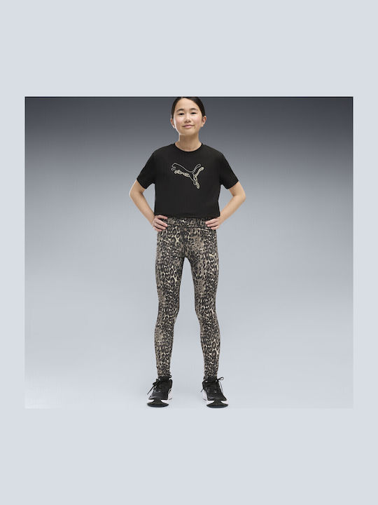 Kinderleggings Sport Lang Mehrfarbig Ess Aop