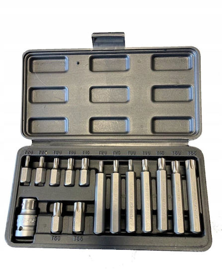 Forsage Комплект Винтовертни Битове Torx 15 Бройки T20-t55 L 30/75mm