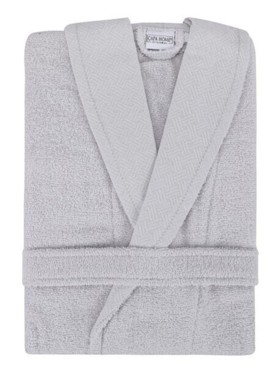 Capa Home Halat de baie cu guler Light Gray 360gr/m²