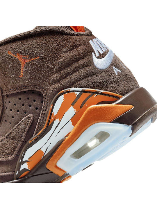 Jumpman Mvp Kids Sports Shoes Basketball Brown