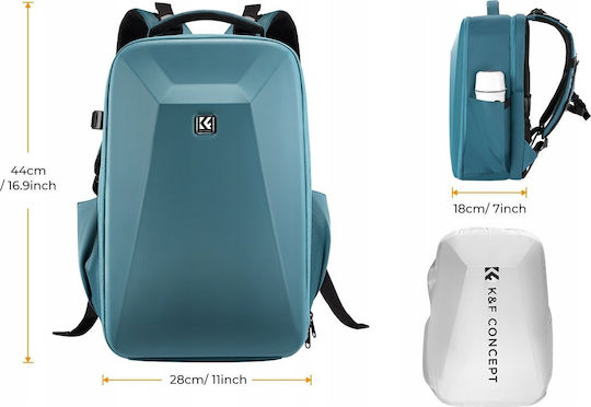 Fotografen Kamera Rucksack Blau