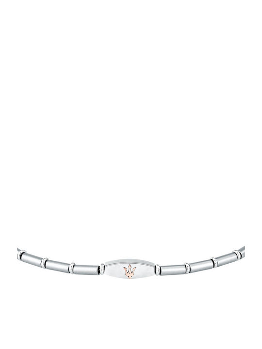 Maserati Men's Silver Bracelet