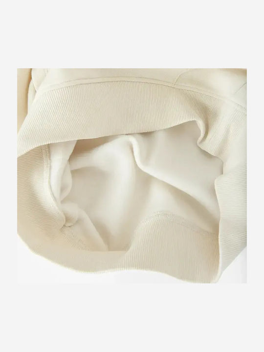 Kids Beige Hooded Sweatshirt