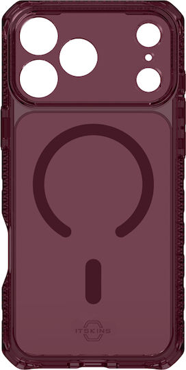 Case Itskins Hybrid Clear Magsafe Plum Iphone 18 Pro Max/17 Pro Max