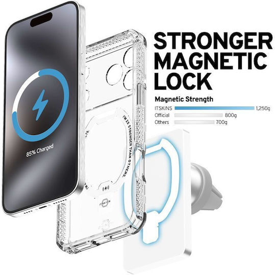 Itskins Hybrid Stand Magsafe Clear Case Iphone 18 Pro/17 Pro