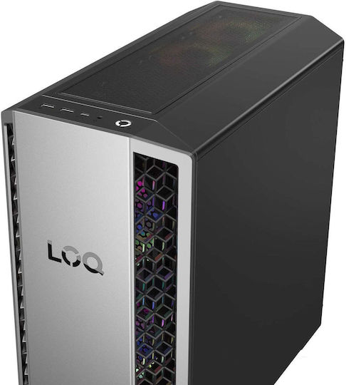 Lenovo LOQ Tower 26ADR10 Гейминг Настолен Компютър (Ryzen 7-8745HX/16GB DDR5/512GB SSD/GeForce RTX 5050/W11 Home)