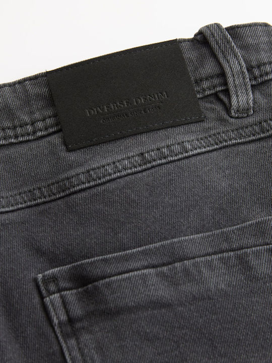 Newman 265 Ανδρικό Παντελόνι Τζιν Regular Straight Fit Μαύρο