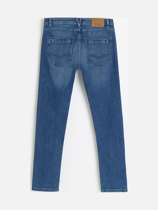 Newman 265 Мъжки Панталон Джинс Regular Straight Fit Червен
