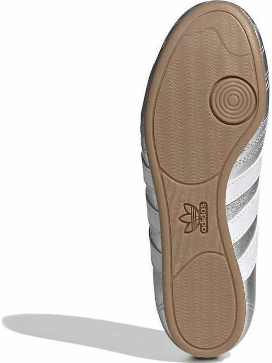 Kids Pumps & Ballerinas with Hoop & Loop Closure Silver