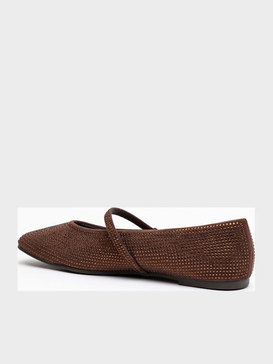 Women's Brown Ballerina Shoes