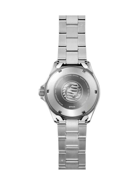 Orient Mako Men's Automatic Watch with Silver Stainless Steel Bracelet