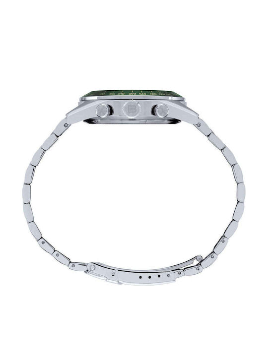 Breil Men's Chronograph Battery Watch With Silver Steel Bracelet