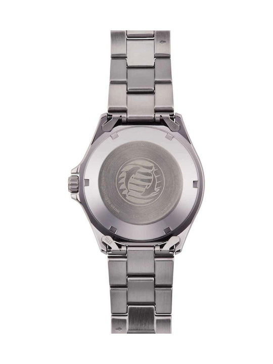 Orient Mako Мъжки Часовник Автоматичен с Сребрист Стоманен Браслет