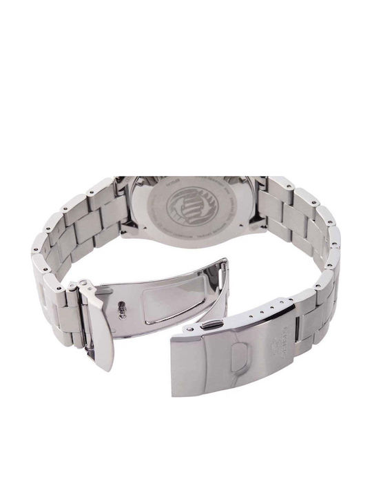 Orient Mako Men's Automatic Watch with Silver Stainless Steel Bracelet