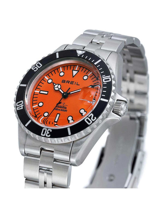 Breil Men's Battery Watch With Silver Steel Bracelet