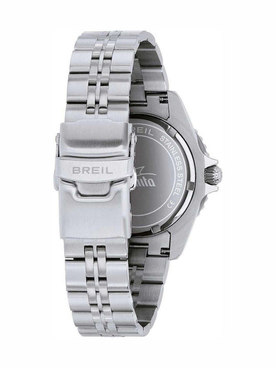 Breil Men's Battery Watch With Silver Steel Bracelet