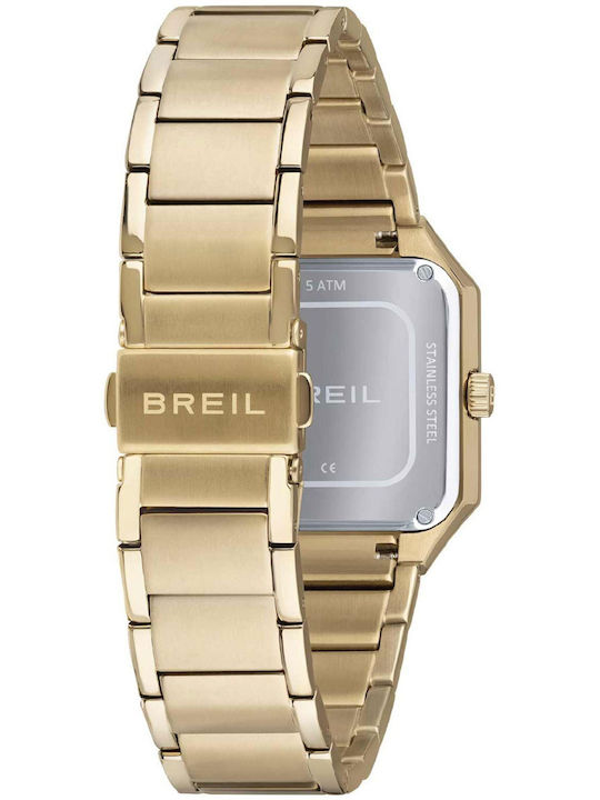 Breil Men's Battery Watch With Gold Stainless Steel Bracelet