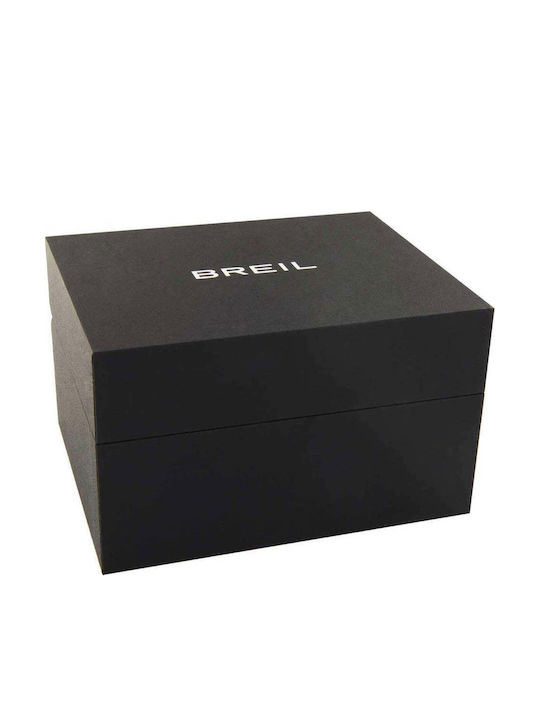 Breil Men's Battery Chronograph Watch With Silver Steel Bracelet