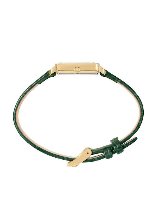 Breil Men's Battery Watch With Green Leather Strap