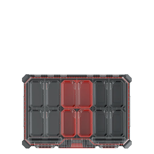 X Block Bridge Органайзер Кутия за инструменти 543x368x122mm Kistenberg Kxbb5540b