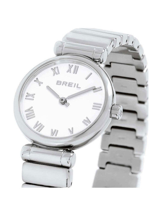 Breil Men's Battery Watch With Silver Steel Bracelet