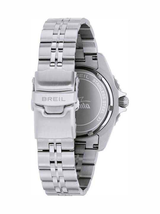 Breil Men's Battery Watch With Silver Stainless Steel Bracelet