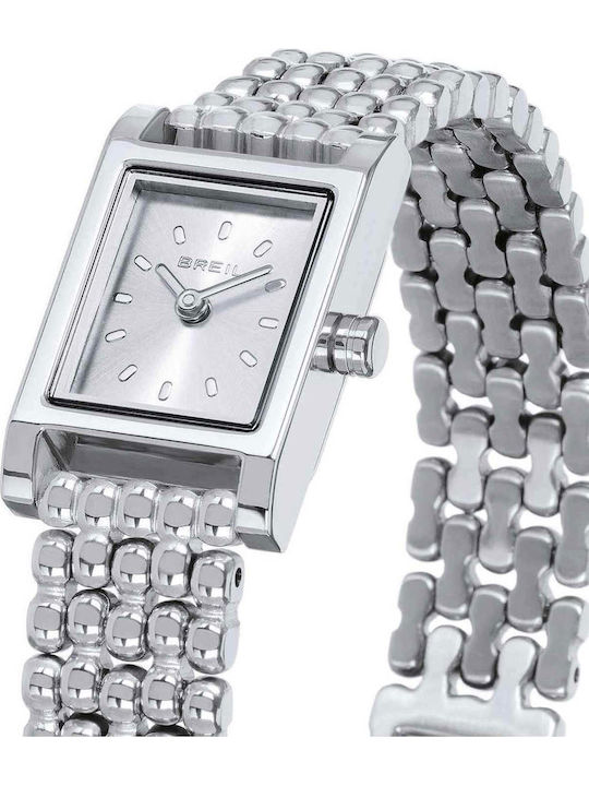 Breil Men's Battery Watch With Silver Steel Bracelet