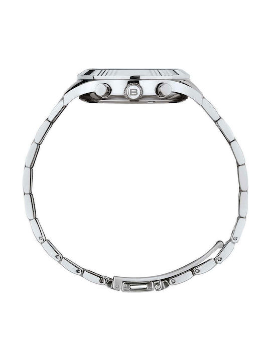 Breil Men's Battery Chronograph Watch With Silver Steel Bracelet