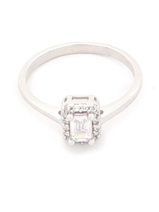Women's Ring with Zircon Silver Women's Ring with Zircon Silver