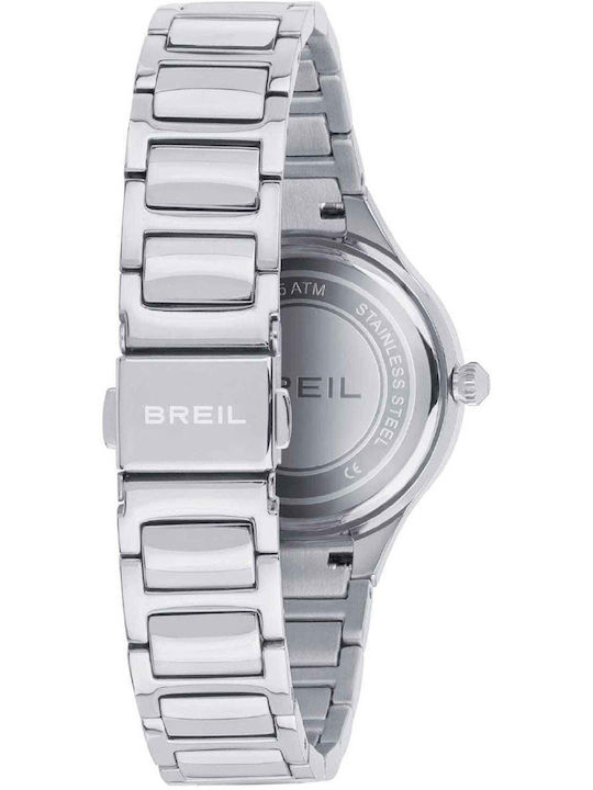 Women's Watch Battery with Silver Stainless Steel Bracelet