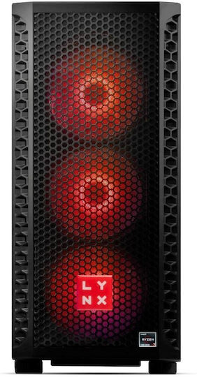 Lynx Challenger Гейминг Настолен Компютър (Ryzen 7-5700X/32GB DDR4/1.0TB SSD/GeForce RTX 5070/W11 Home)