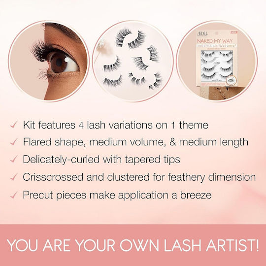Naked My Way 435 Lashes 4ea