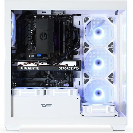 Hiro Aurora Гейминг Настолен Компютър (i7-14700F/16GB DDR5/1.0TB SSD/GeForce RTX 5060/W11 Home)