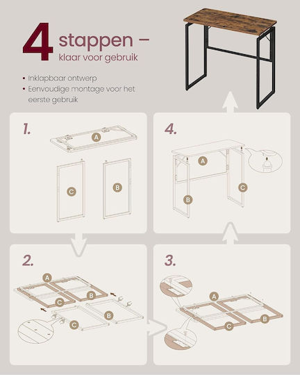 Computer Office Wooden 80x40cm