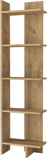 Bookcase Sepet Oak 48x22x170cm