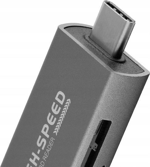 JJC Kartenleser Speicherkarte Kartenleser JJC CR-UCL1 Graue SD microSD