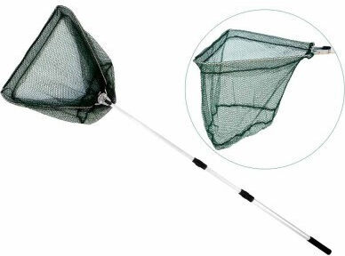 Baracuda Kw002 Plasă de pescuit triunghiulară Lungime totală 1.55 M Deschidere 40 Cm