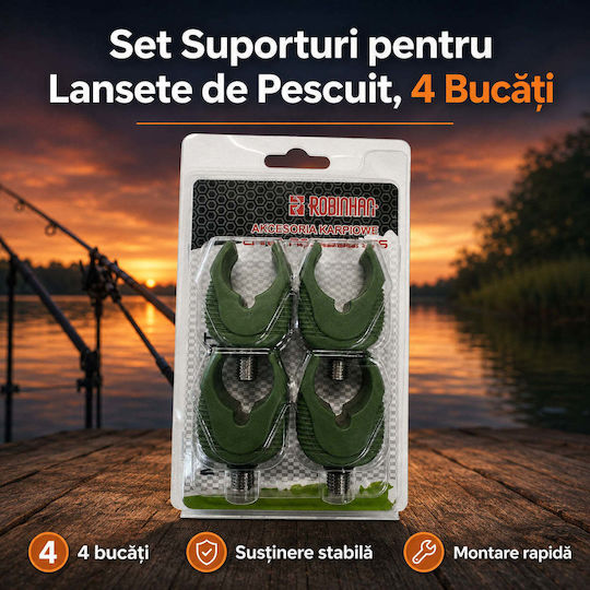 Angelrutenhalter Set 4 Stück